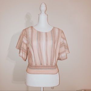 Bohemian Striped Blouse